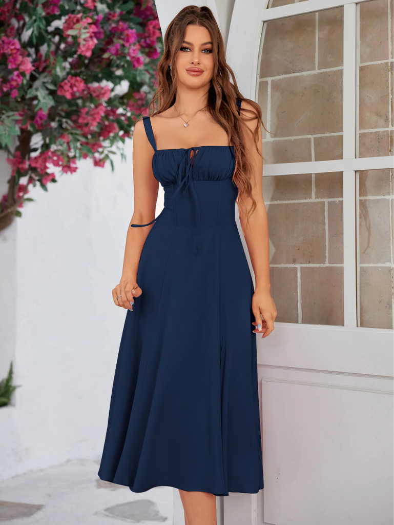 Chic Split Thigh Cami Dress