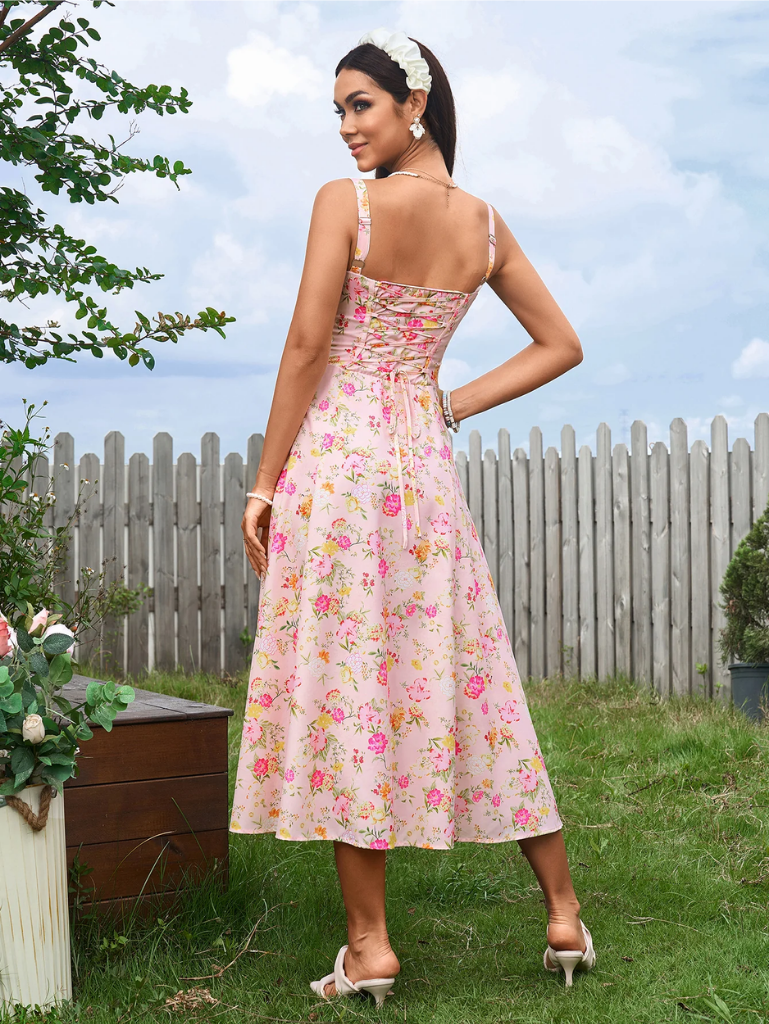 Chic Split Thigh Cami Dress