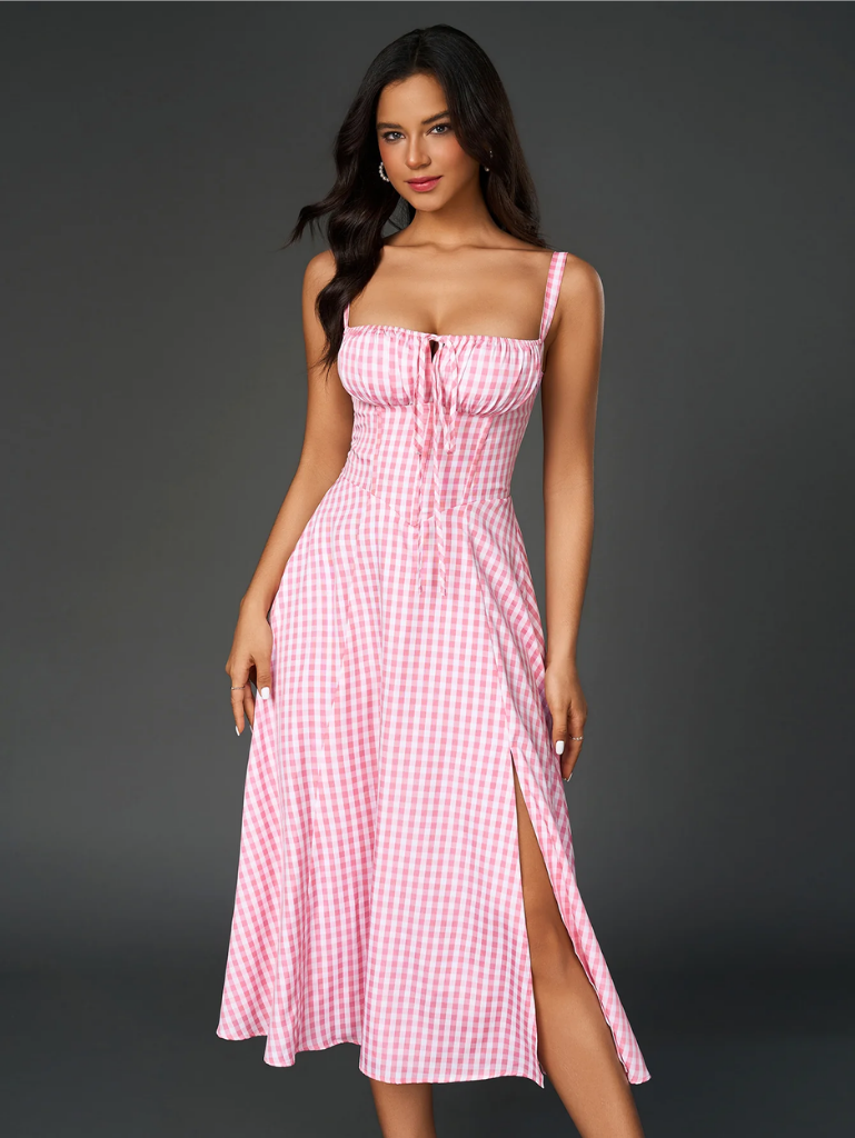 Chic Split Thigh Cami Dress