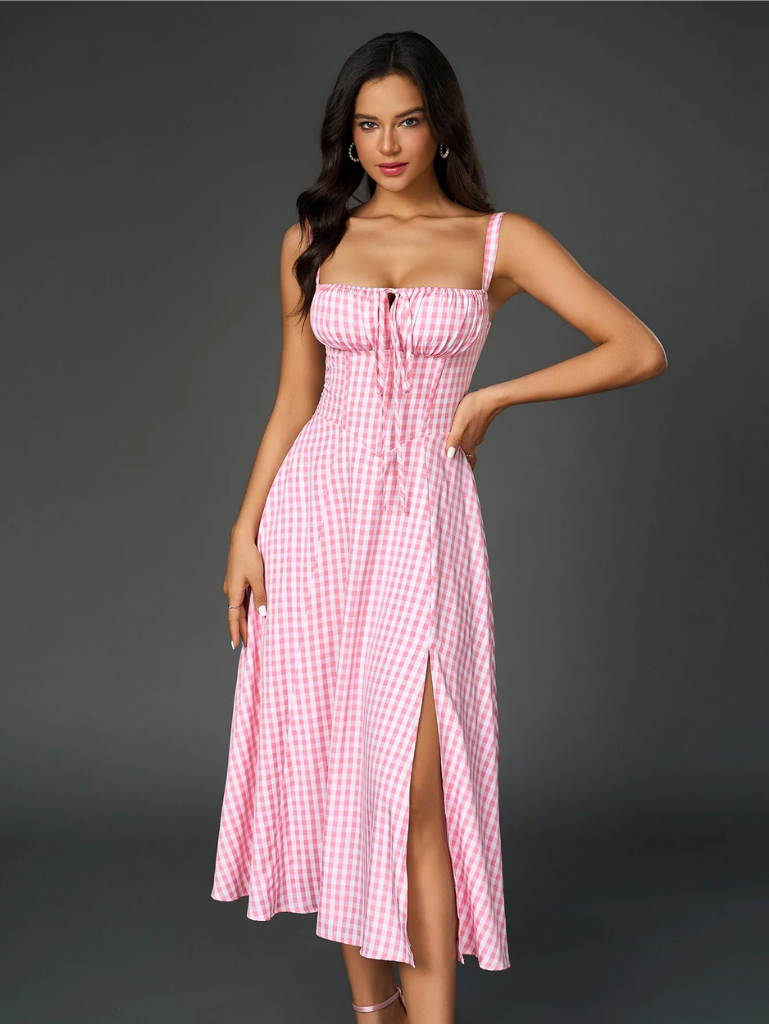 Chic Split Thigh Cami Dress