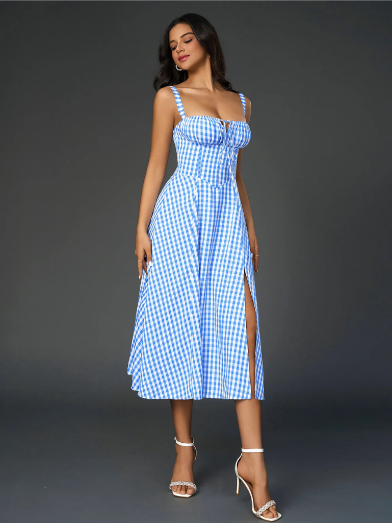 Chic Split Thigh Cami Dress