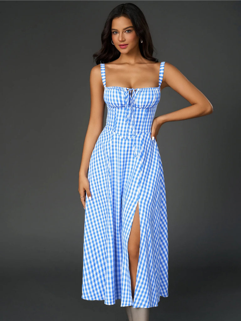 Chic Split Thigh Cami Dress