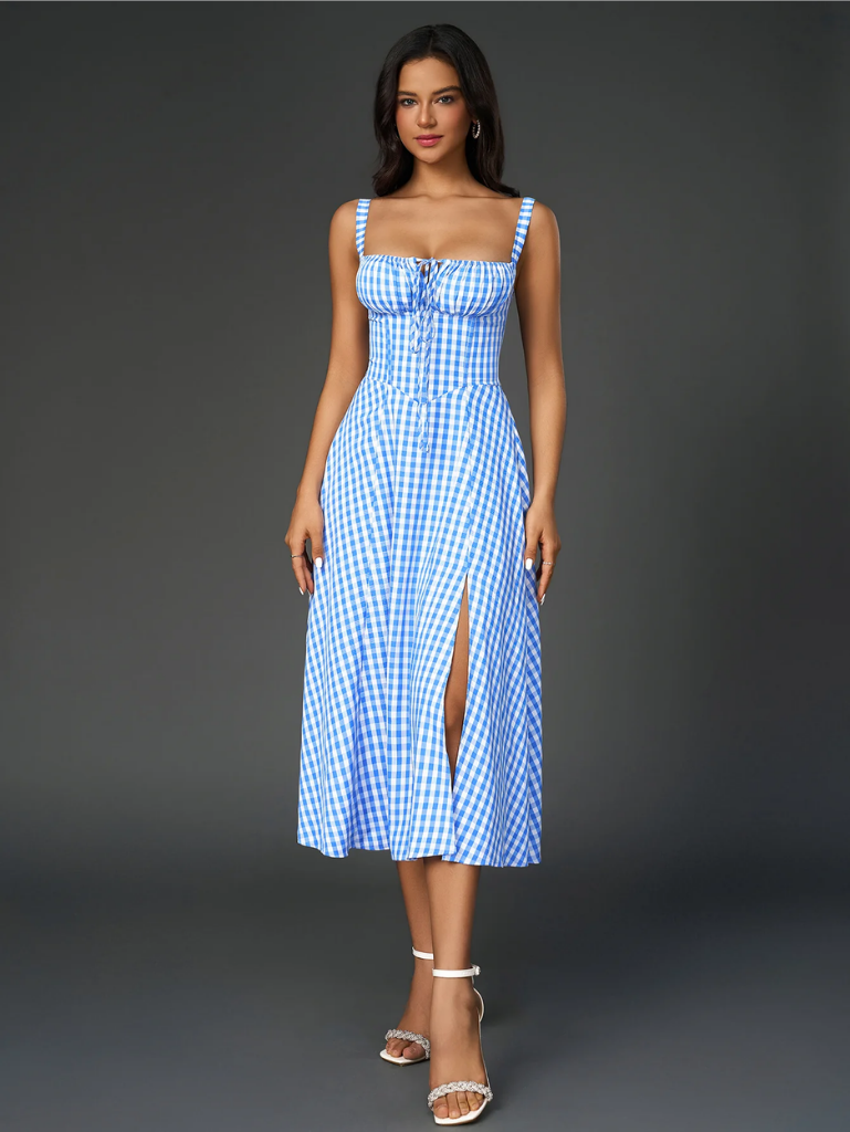 Chic Split Thigh Cami Dress